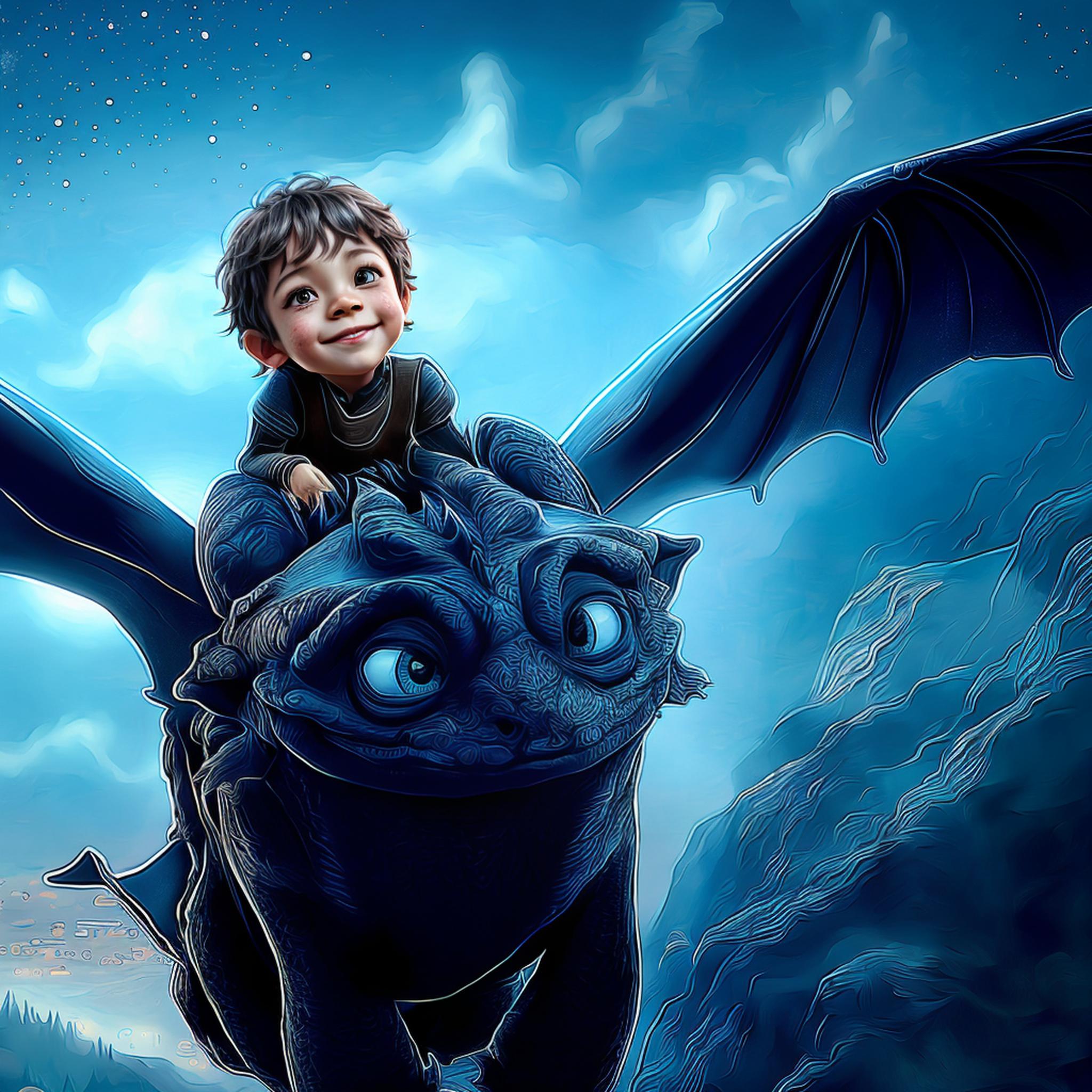 Мальчик и его друг дракон