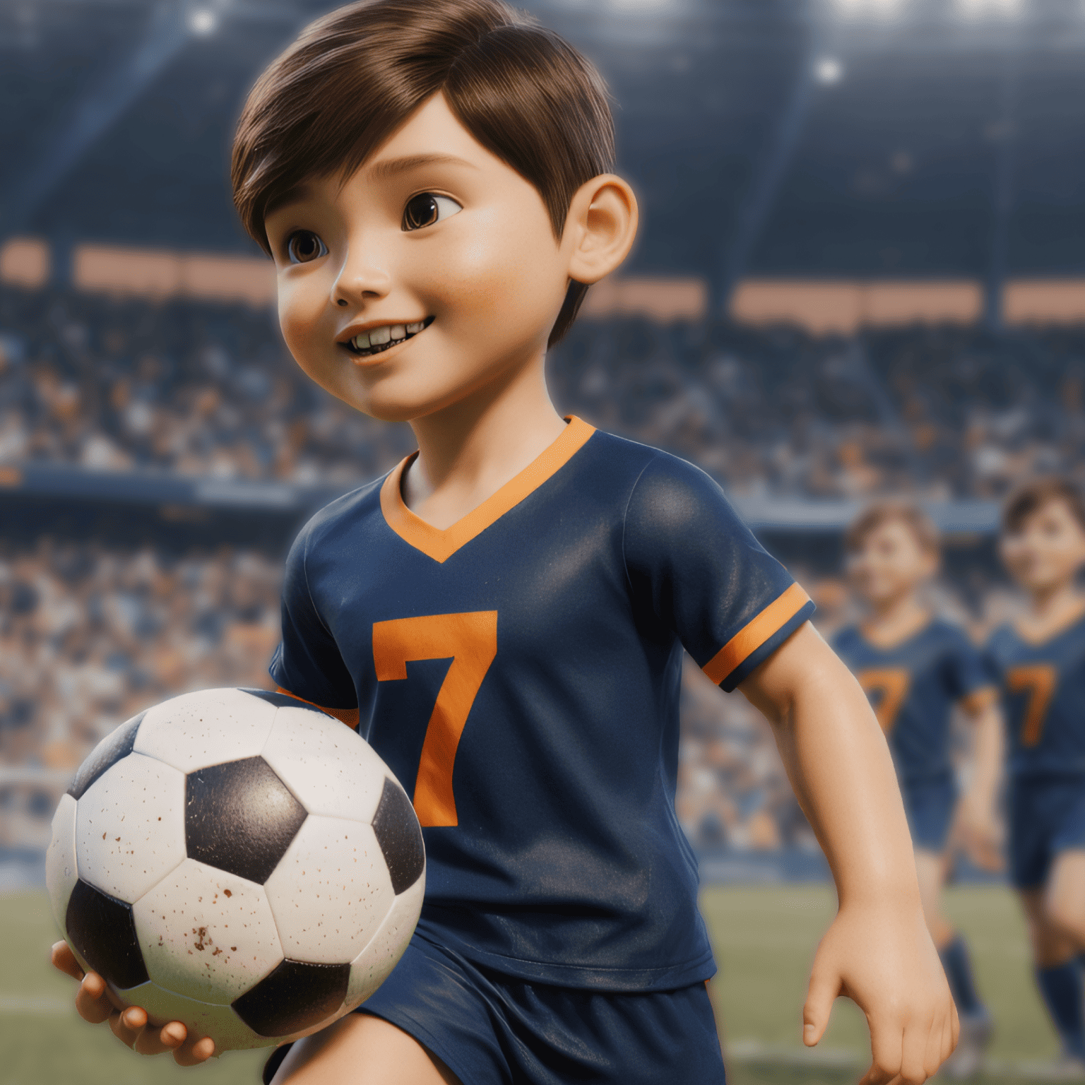 Мальчик и чемпионский дух