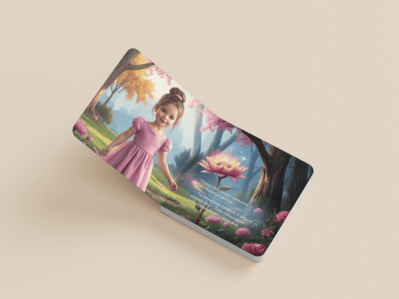 Девочка и волшебный цветок