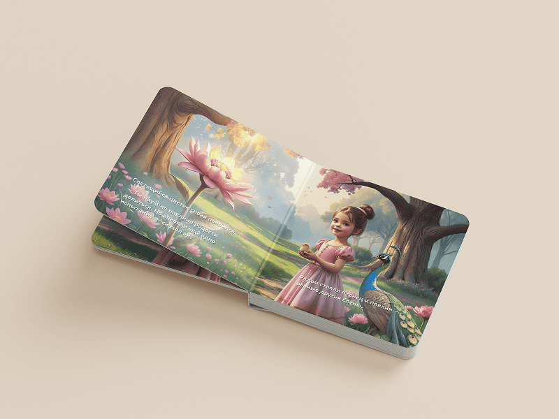 Девочка и волшебный цветок