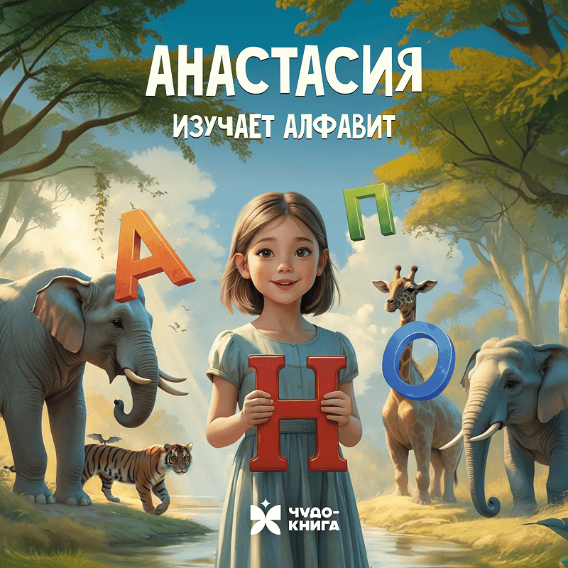 Girl Learning the Alphabet